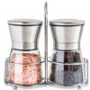 Adjustable Ceramic Grinding System Salt and Pepper Grinder Set Mill 3