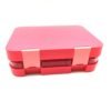 Stocked food Picnic use Bento Styled Durable Leakproof Back to School kids pink 6 compartments Lunch box 3