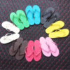 hot sell summer Sugar-colored rubber chanclas with pop flip flops 3