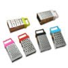 Hot sell 3 inches 4 side multi-function stainless steel cheese ginger mini grater 3