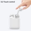 2019 new i12 TWS Touch control Wireless v5.0 3D super bass earphone as gift 3