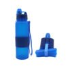wholesale best seller 650ML Fitness BPA free portable silicone customized collapsible cycling water bottles 3