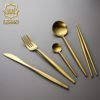 Best Selling Products In Supermarkets Stainless Steel Cutlery Set Gold Kit 3