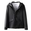 Custom 3 layers fabric outdoor waterproof windproof windbreaker streetwear mens blank custom windbreaker jacket 3