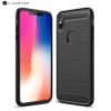 Carbon Fiber Soft Tpu Back Cover Phone Case For Iphone Xs Max 3