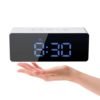 Hot selling popular Digital led Mirror Alarm Clock USB Charging Tabletop electronic Clock 3