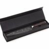 Existing 8inch chef knife laser damascus kitchen chef knife with PAKKA eco-friendly handle and black plastic cover 3