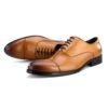 Free shipping new design wholesale men derby shoe brown leather men's dress shoes 3