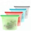 Eco Friendly Ziplock Leakproof Snack Reusable Silicone Food Storage Bag 3