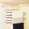 Best Selling In Uk Amazon Non Slip S Shape Multi-functional Pants Rack 2018 Bestseller 5 layers pants PVC Coating hanger 3