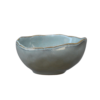 Irregular shape simple design Ceramic stoneware bowl with reactive glaze 3