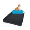 Middle Size 17.7x22.8inch New Design ECO-Friendly Larger Holes Honeycomb Waterproof EVA Cat Litter Box Mat 3