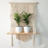 Macrame Plant Hanger Rope Flower Pot Basket Holder Wall Hanging with Tassels 4mm Cotton Rope 3