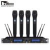 Professional Four Channel UHF Wireless Microphone handheld microphone headset microphone 3