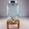 glass mason jar beverage glass dispenser with tap 3