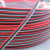 3pin PVC Insulated Wire 22awg Tinned Copper Extension Cable 3 color Red Green White Electrical Wire 3