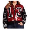 13 style customize sequin bomber jackets Long Sleeve Woman Varsity Jacket 3