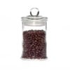 160ml 5.5oz mini small straight round glass jars with lids / glass candy jars for wedding tea coffee sugar canisters 3