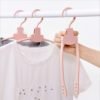 new product Multi-functional plastic clothes hanger folding,magic hangers for clothes 3