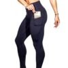 2018 OEM Women Yoga Pants With pocket Slim Fitness Leggings Sports Yoga Pants 3