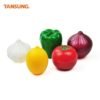 Custom Fruit Vegetable Shape Takeaway Plastic Container for Foods Storage 3
