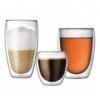 Heat insulation type handmade double wall glass cup 3
