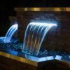 Outdoor Indoor Water Feature Artificial Waterfall Blade Cascade For Pond Pool 3