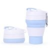 Eco- friendly BPA Free Silicone Travel Coffee Cup Reusable Foldable Coffee Cup 3