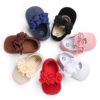 New designed Cotton Flower ball 0-18 months lace baby girl shoes 3