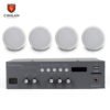 Chnlan PA system bluetooth mixer amplifier+4 pcs ceiling speaker sound system for hall shop home theater 3