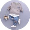 Custom Manufacturer Kids clothes set wholesale Dropshipping child children's boy boutique clothing 3