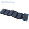 100% Full Charging by Sunlight Quick Charge 3.0 Solar Power Bank QC3.0 Solar Power Battery Charger Waterproof 3