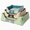 Luxury Low Entry Comfortable Suede Fabric Sofa Bed Dog Pet Bed 3