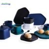 Frosted Matte Ceramic Tea Sets And Dessert Plates 3