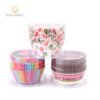 Heat-Resistant 7.5CM Disposable Paper Cupcake Mould Set Of 100PCS In PVC Box 3