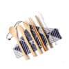 New Product Ideas Natural Eco-friendly Biodegradable Utensils 7 PCS Great For Party Weddings Dinner Reusable Bamboo Cutlery Set 3