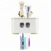 China Supplier New 2019 Products Ecoco Auto Squeezing Toothpaste Dispenser with 5 Pcs Toothbrush Holder 3
