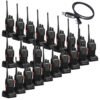 Retevis H-777 5W Handheld Two way Radio UHF400-470MHz 16CH Walkie Talkies with FM Function(20PACK)+USB Programming Cable 3