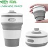 Free Sample China Manufacturer Custom Collapsible Silicone Coffee Cup 3