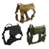 Wholesale Custom Military K9 Service Vest Training Tactical Dog Harness for Large Dogs 3