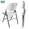 china factory walmart folding chairs outdoor modern white plastic chair price 3