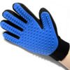 Beautiful color dog brush pet grooming gloves brush mitt delomo deshedding brush glove 3