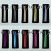 FDA grade metal eco drinking straws custom laser logo color straw 304 stainless steel hot sale straw with bag pouch 3