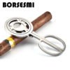 Hight quality stainless steel Triple Blade cigar scissors knife portable tobacco cigarette cutter metal 3 blade cigar cutter 3