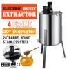 Electric 4 Frame Beekeeping equipment honey extractor 3