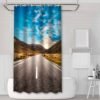 Decorative Waterproof Bath Shower Curtain 3