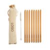 Customized logo Bamboo Drinking Straws Sustainable eco friendly products 3