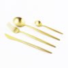 Luxury Matte Gold Cutlery with High Quality Stainless Steel 3