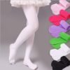 Velvet Soft Ballet panty medias ni kids stocking with pants High quality pantyhose baby children tights socks with lace girls 3