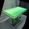 led glowing restaurant decoration water bubble tabletop used restaurant table 3